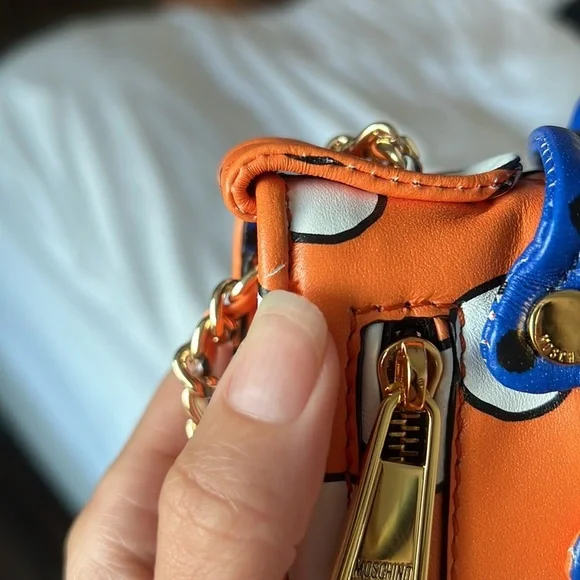 Moschino Couture Biker Bag. Polka dot. - Picture 14 of 17